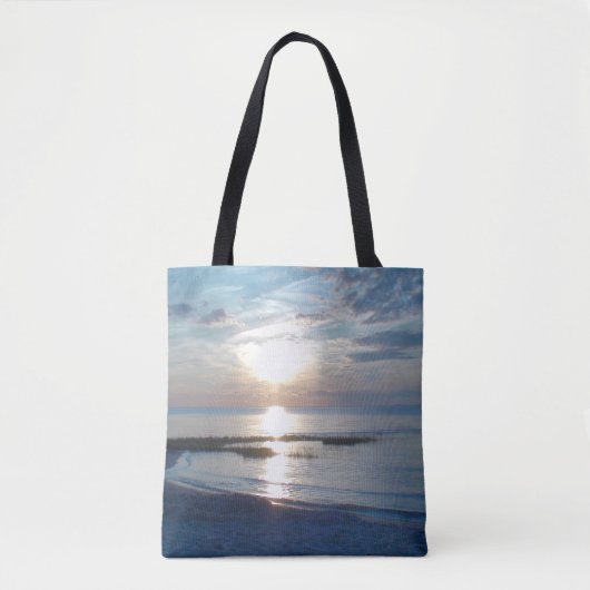Beauful Ocean Sunset Photo Tas Beach Bag (Voorkant)