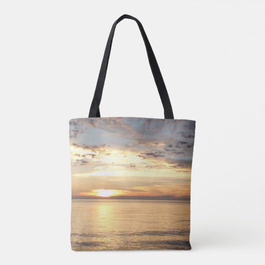 Beauful Ocean Sunset Photo Tas Beach Bag (Achterkant)