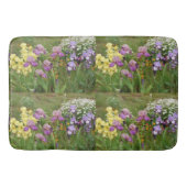 Beauful Paars Iris Flower floral Photo Badmat (Voorkant)
