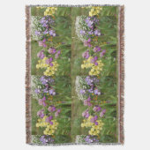 Beauful Paars Iris Flower floral Photo Deken (Voorkant Verticaal)