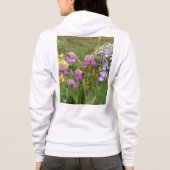 Beauful Paars Iris Flower floral Photo Hoodie (Achterkant)