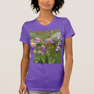 Beauful Paars Iris Flower floral Photo T-shirt