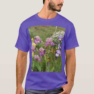 Beauful Paars Iris Flower floral Photo T-shirt