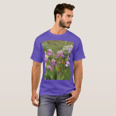 Beauful Paars Iris Flower floral Photo T-shirt (Voorkant volledig)