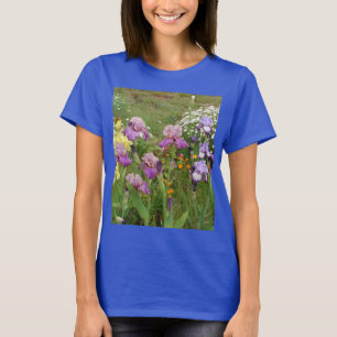 Beauful Paars Iris Flower floral Photo T-shirt