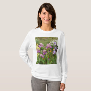 Beauful Paars Iris Flower floral Photo T-shirt