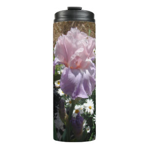 Beauful Paars Iris Flower floral Photo Thermosbeker