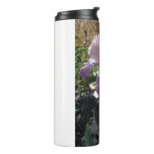 Beauful Paars Iris Flower floral Photo Thermosbeker (Gedraaid links)