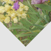 Beauful Paars Iris Flower floral Photo Tissuepapier (Detail)