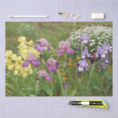 Beauful Paars Iris Flower floral Photo Tissuepapier (Craft)