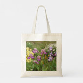 Beauful Paars Iris Flower floral Photo Tote Bag (Achterkant)