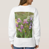 Beauful Paars Iris Flower floral Photo Trui (Achterkant)