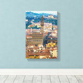 Beauful Palazzo Vecchio uitzicht, Florence, Italië Canvas Afdruk (Insitu (Houten vloer))