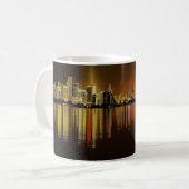 Beauful Panoramic Miami Skyline Koffiemok (Voorkant links)