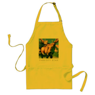 Beauful Park City Moose Apron Standaard Schort