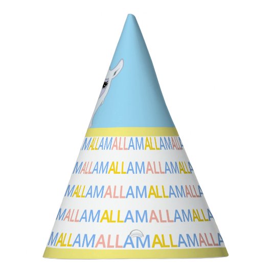 Beauful Party Llama Feesthoedjes (Rechts)