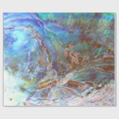 Beauful Paua Black Abalone New Zealand Shell Cadeaupapier (Vlak)