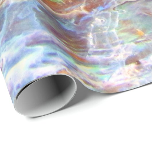 Beauful Paua Black Abalone New Zealand Shell Cadeaupapier (Rol Hoek)