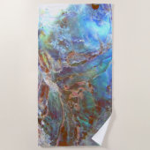 Beauful Paua Black Abalone New Zealand Shell Strandlaken (Voorkant)