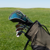 Beauful Peacock Feather Eye Plumes-cluster Golfheadcover (Insitu)