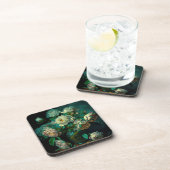Beauful Peony Flowers Beverage Coaster Bier Onderzetter (Rechterzijde)