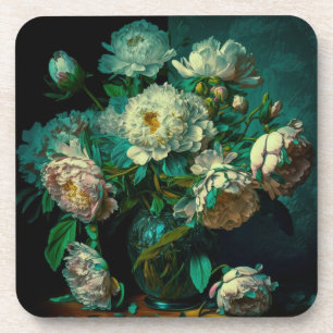 Beauful Peony Flowers Beverage Coaster Bier Onderzetter
