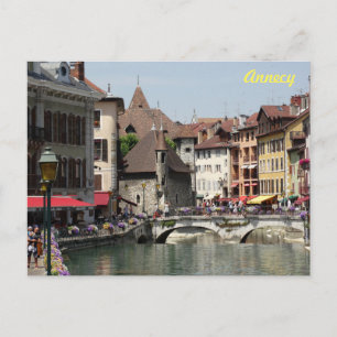 Beauful Picturesque Historic Annecy, Frankrijk Briefkaart