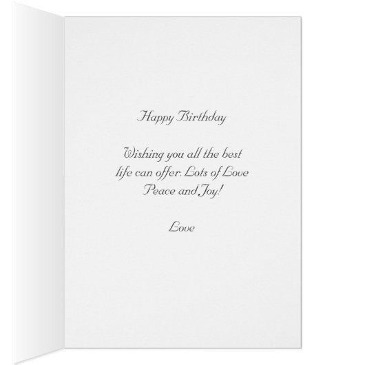 Beauful Pink Flamingo Birthday (Binnen (Rechts))