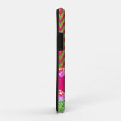 Beauful Pink Green Chevron Glitter Bling Elegant Case-Mate iPhone Case (Achterkant/rechts)