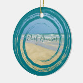 Beauful Port Aransas Texas Beach Keramisch Ornament (Links)