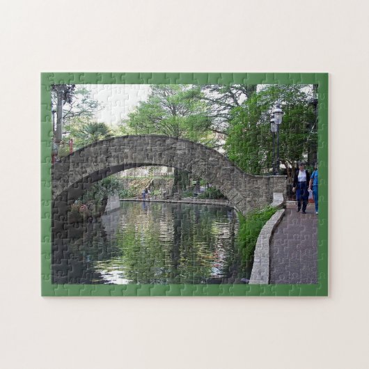 Beauful River Walk San Antonio Jigzaag Puzzle Legpuzzel (Horizontaal)