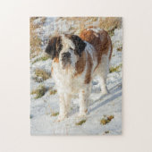 Beauful Saint Bernard-hond Legpuzzel (Verticaal)