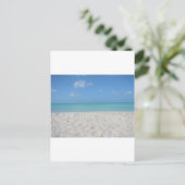 Beauful Sandy Beach Briefkaart (Staand voorkant)