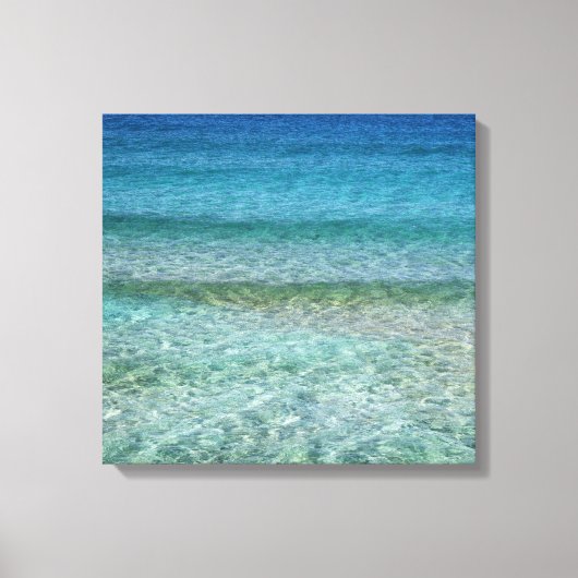 Beauful Sandy Beach Canvas Afdruk (Voorkant)