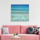 Beauful Sandy Beach Canvas Afdruk (Insitu (Woonkamer))