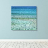 Beauful Sandy Beach Canvas Afdruk (Insitu (Houten vloer))