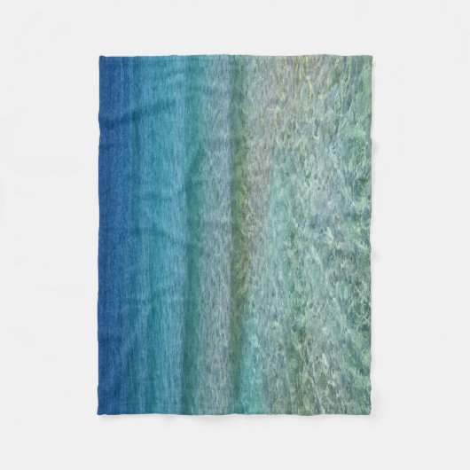 Beauful Sandy Beach Fleece Deken (Voorkant)