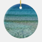 Beauful Sandy Beach Keramisch Ornament (Achterkant)