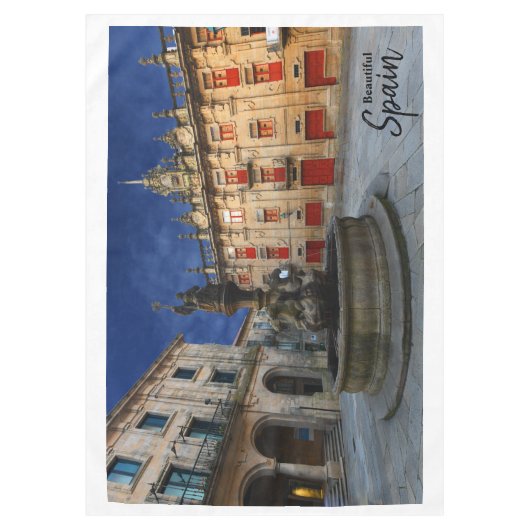Beauful Santiago de Compostela Spanje Tafelkleed (Voorkant)