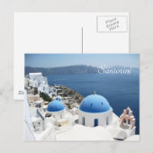 Beauful Santorini Griekenland Briefkaart (Voorkant / Achterkant)