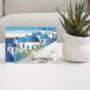 Beauful Santorini Griekenland Briefkaart