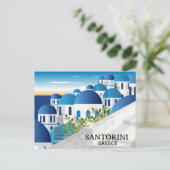 Beauful Santorini Griekenland Briefkaart (Staand voorkant)