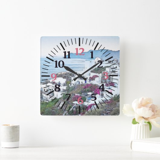 Beauful Santorini, Griekenland klok (Huis)