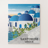 Beauful Santorini Griekenland Legpuzzel (Verticaal)