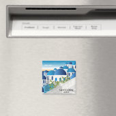 Beauful Santorini Griekenland Magneet (Insitu (Vaatwasser))