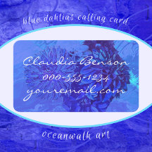 Beauful Sapphire Blue Dahlia Flower