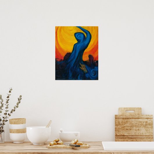 "Beauful"-serie AFDRUKKEN Poster (Keuken)