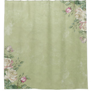 Beauful Shabby Chic Country Douchegordijn