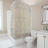 Beauful Shabby Chic Country Douchegordijn (In situ)