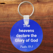 Beauful Sky Heavens verklaart de glorie van God Sleutelhanger (Voorkant)